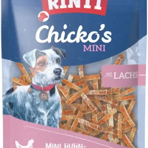 RINTI Chicko Mini Häppchen mit Lachs & Huhn 80 g Letzte Chance